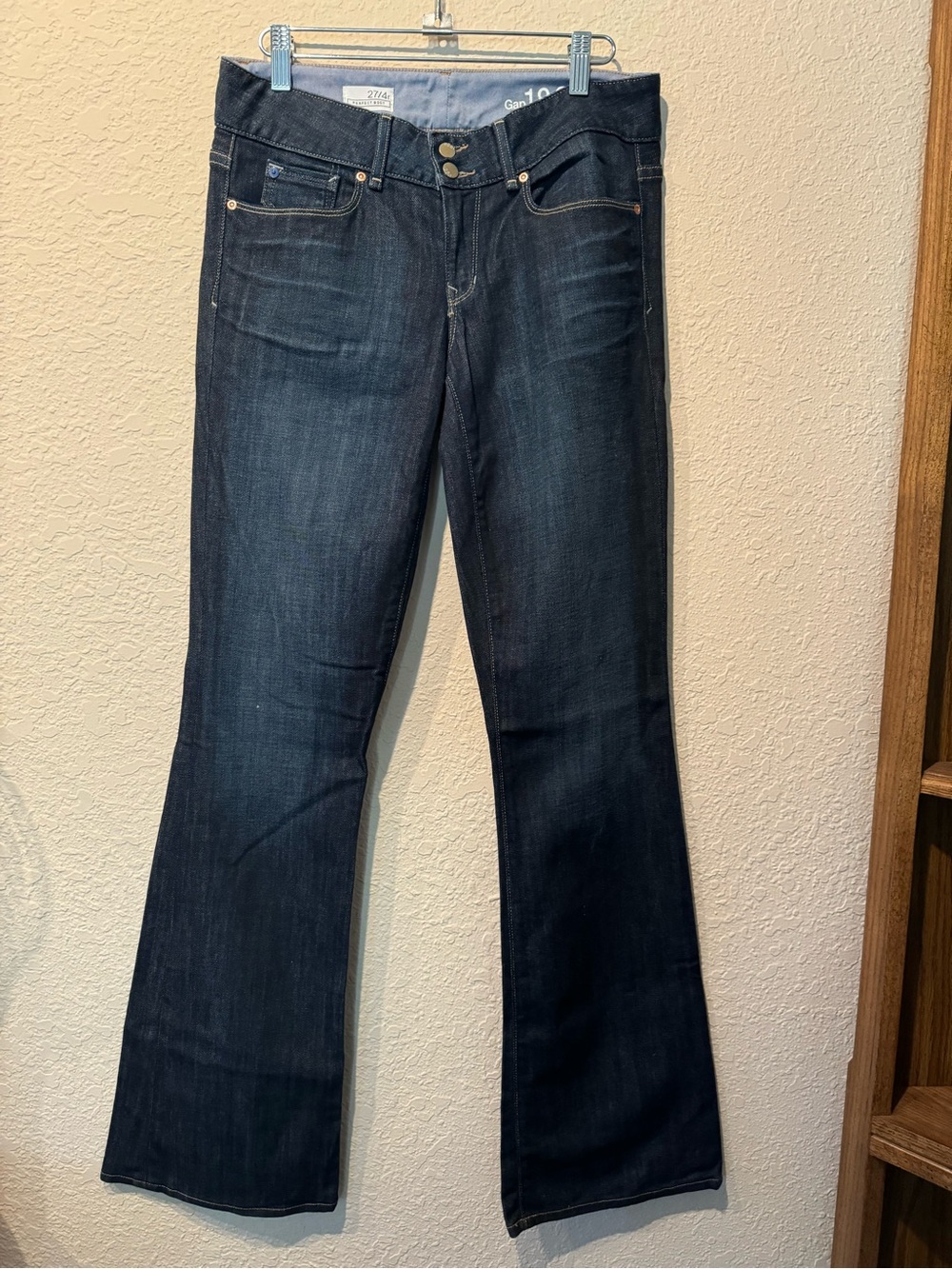 Dark Indigo Flare Jeans - Unbranded